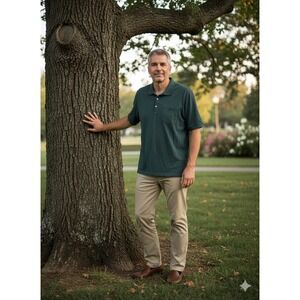 J Crew Polo Shirt. 1/4 Button Front Pocket. Size XXLT